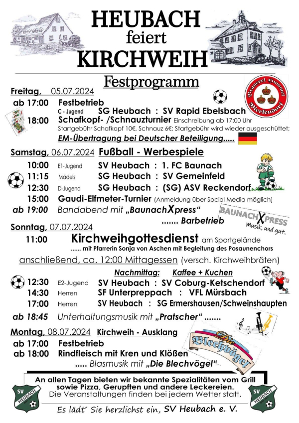 Heubach feiert Kirchweih