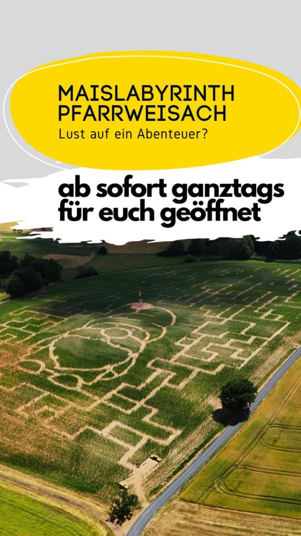 Maislabyrinth in Pfarrweisach