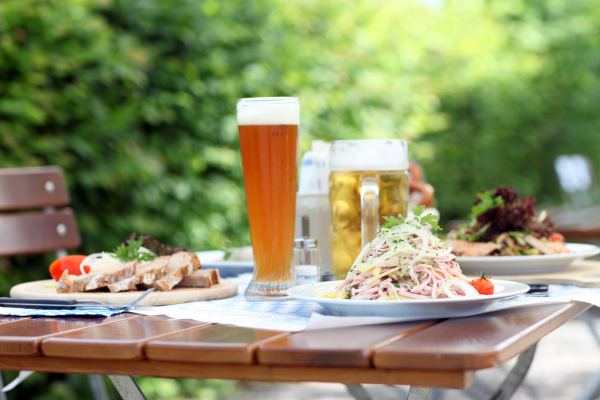 Biergarten beim FC Frickendorf