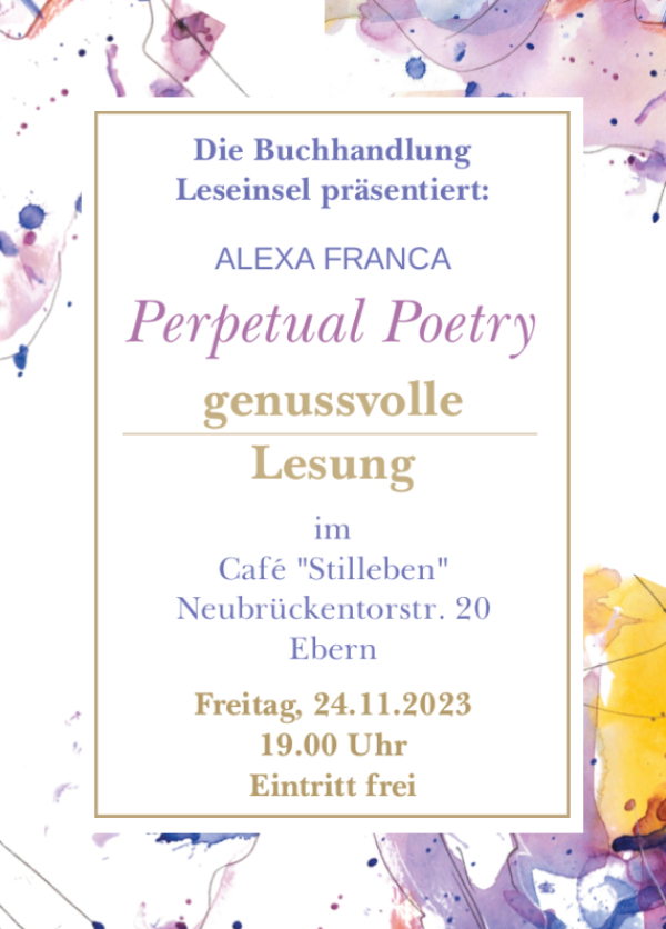 Autorenlesung mit Alexa Franca