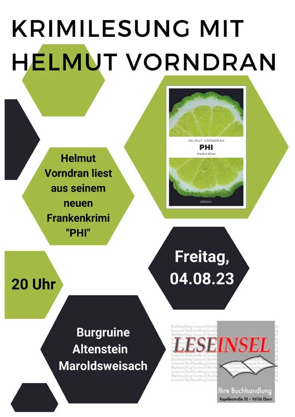 Krimilesung mit Helmut Vorndran