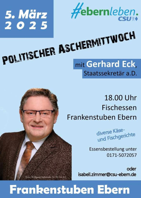 Fischessen zum politischen Aschermittwoch
