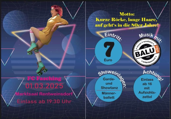 FC Fasching in Rentweinsdorf