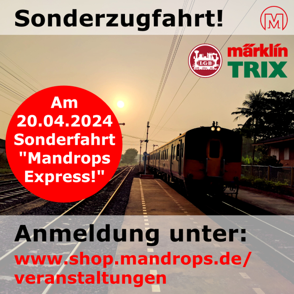 Mandrops geht auf gro&szlig;e Fahrt am 20. April 2024!