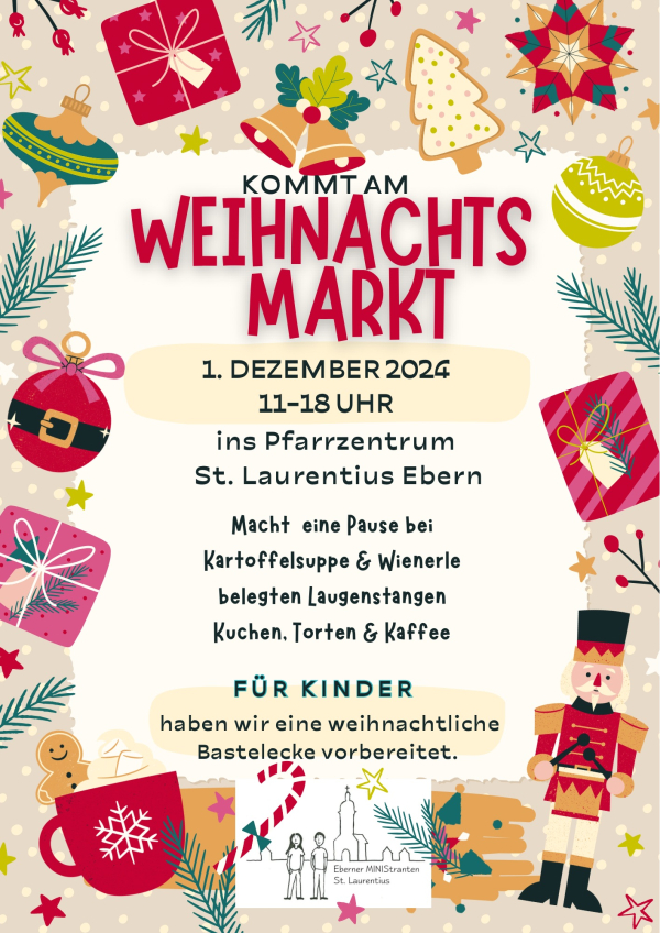 Ministranten laden zum Weihnachtsmarkt ein