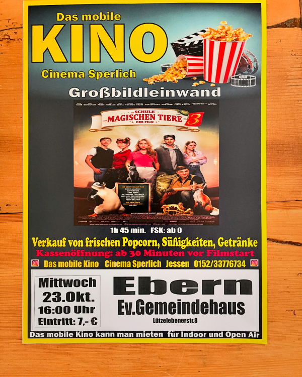 mobiles Kino Sperlich kommt nach Ebern