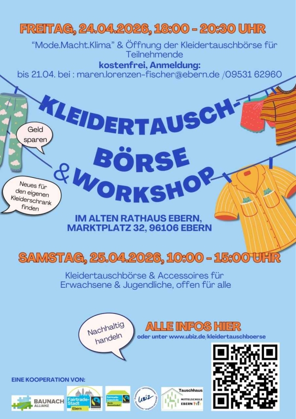 Kleidertauschb&ouml;rse mit Workshop