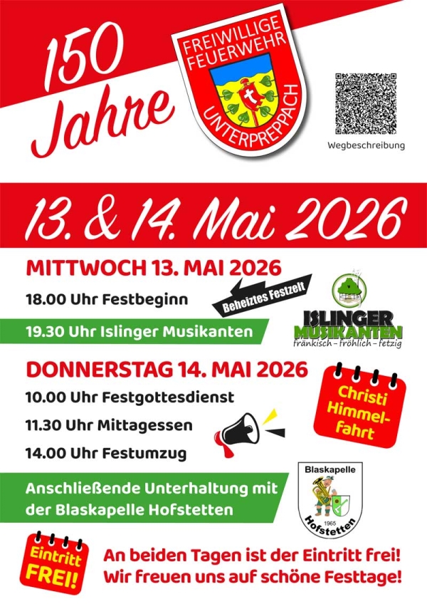 150 Jahre FFW Unterpreppach