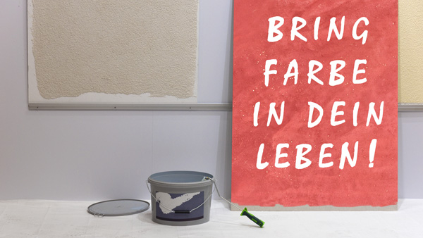 Wandfarbe bei Maler Meixner bestellbar