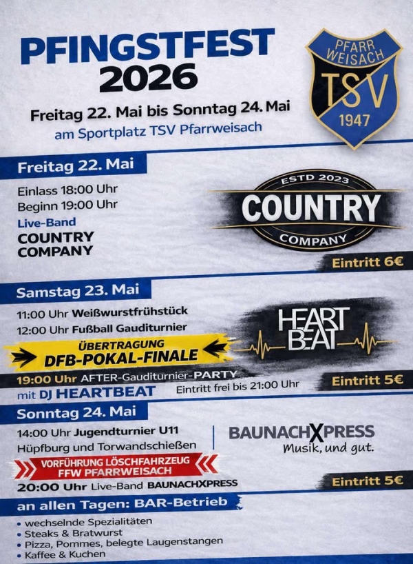 Pfingstfest beim TSV Pfarrweisach