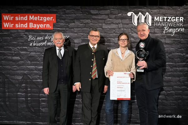 Metzgerei H&uuml;mmer beim Metzger-Cup 2025 ausgezeichnet