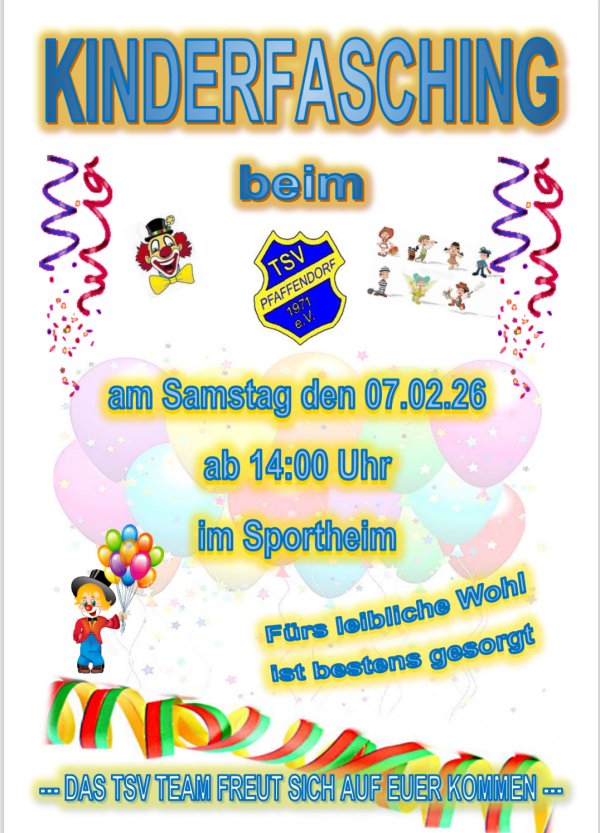 Kinderfasching in Pfaffendorf