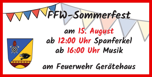 Sommerfest der FFW Ebern