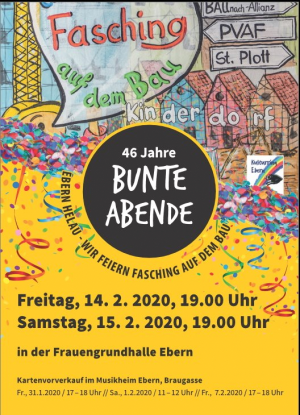 Bunte Abende Ebern - am Wochenende ist es soweit