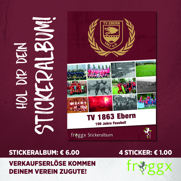 Jubil&auml;ums Stickeralbum des TV Ebern Fu&szlig;ball