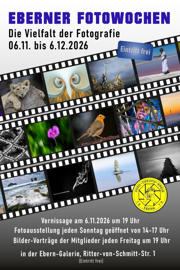 EBERNER FOTOWOCHEN 2026 &ndash; Die Vielfalt der Fotografie!