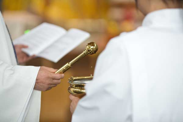 Segnung am K&auml;ppele