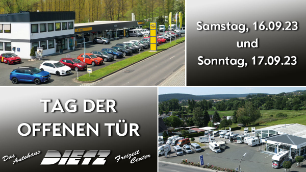 Tag der offenen T&uuml;r im Autohaus &amp; Freizeitcenter Dietz