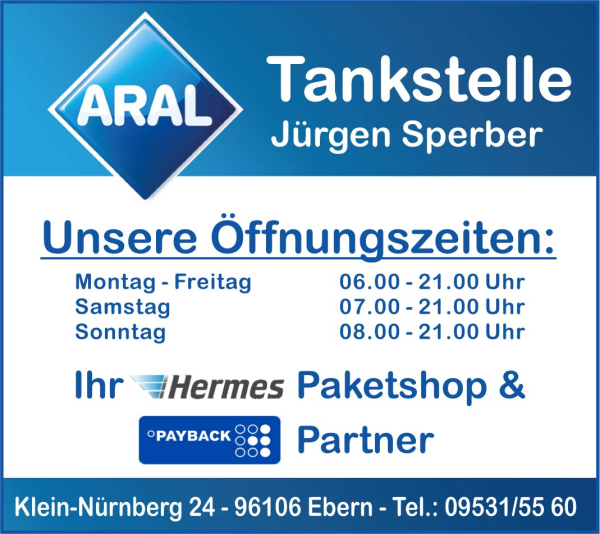 Hermes Paketshop in der Aral Tankstelle Sperber