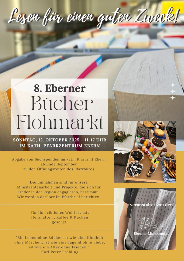 8. Eberner B&uuml;cher Flohmarkt