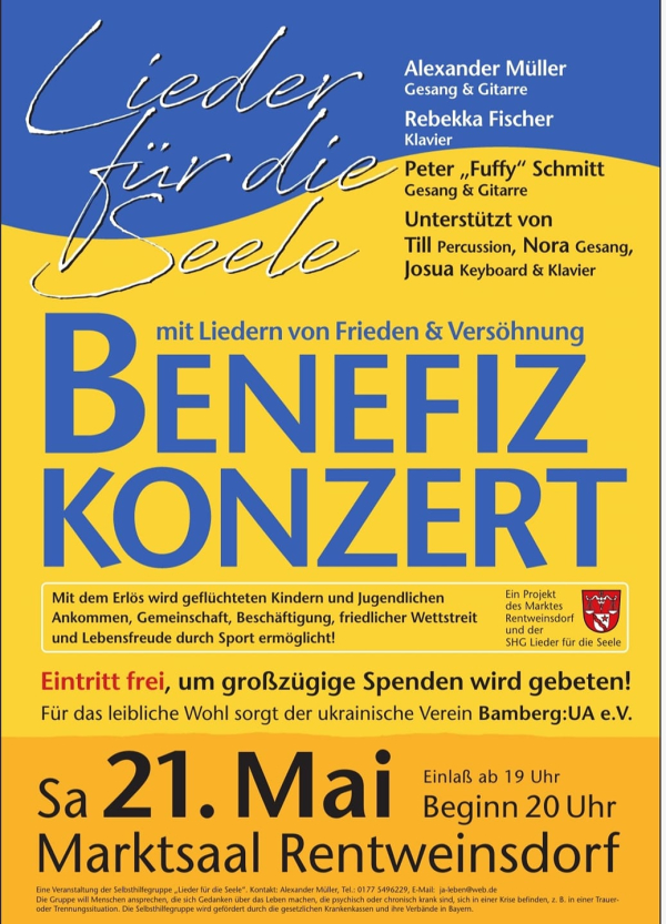 Benefiz Konzert in Rentweinsdorf