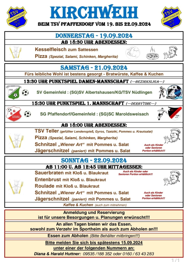 Kirchweih in Pfaffendorf