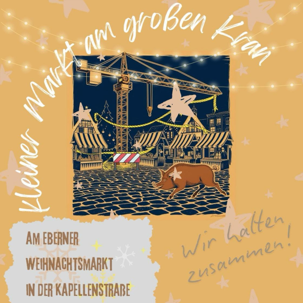 kleiner Markt am gro&szlig;en Kran