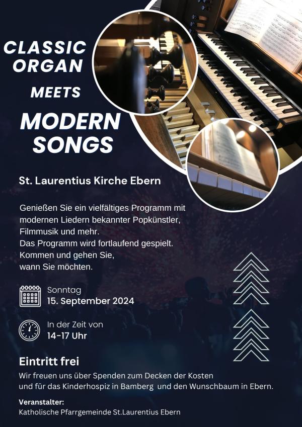 Classic Organ meets modern Songs