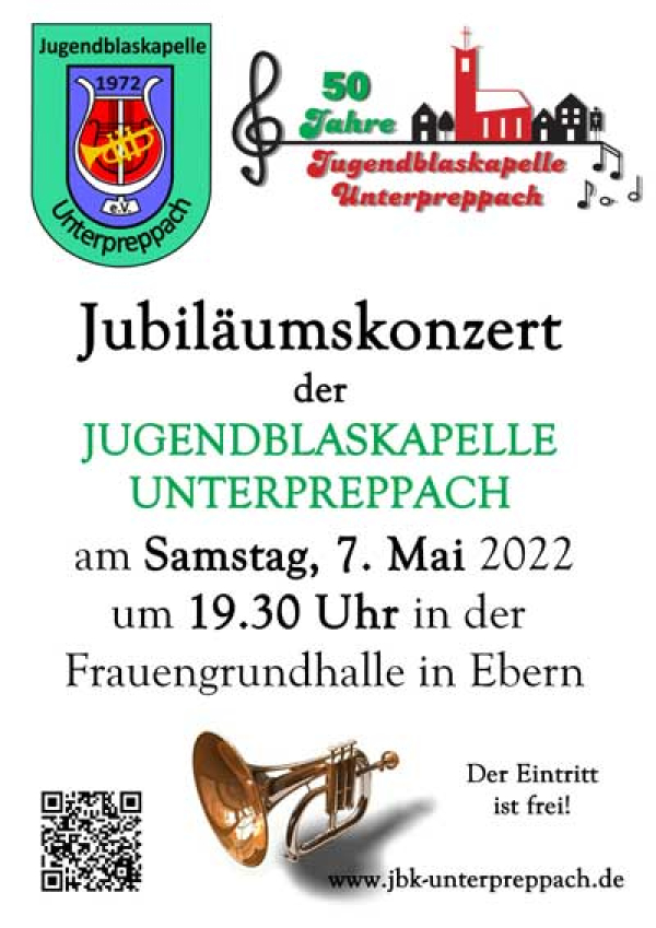 Jubil&auml;umskonzert der Jugendblaskapelle Unterpreppach