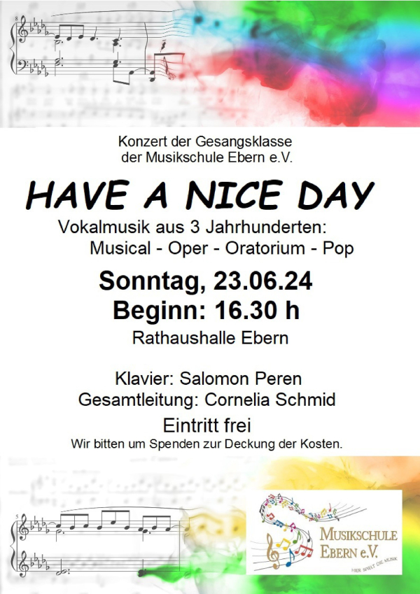 Konzert der Musikschule Ebern