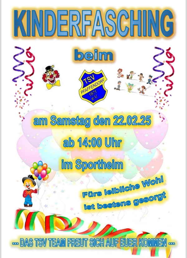 Kinderfasching in Pfaffendorf